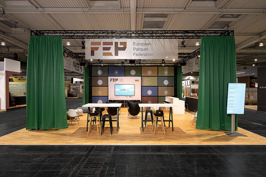 Messestand Deutsche Messe Domotex 2026